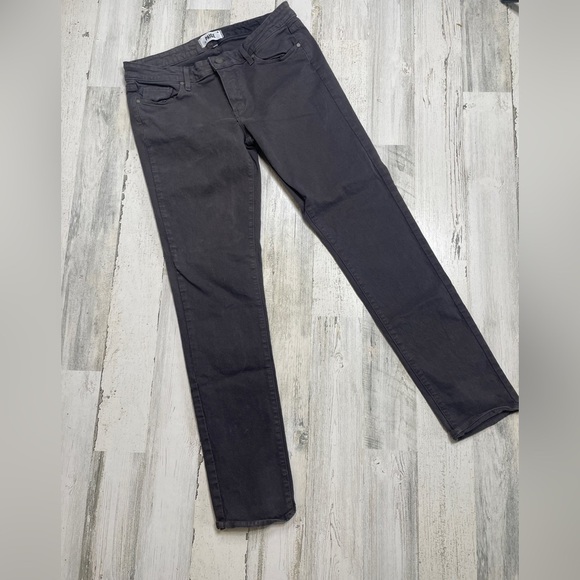 Paige Skyline Skinny Gray Wash Jeans 31 Small Flaw - Picture 2 of 8